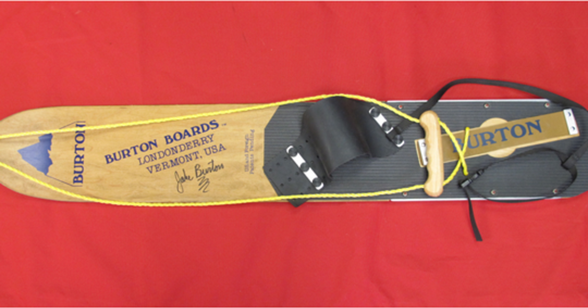 $11,211 for Vintage Burton Snowboard - Snowboarder