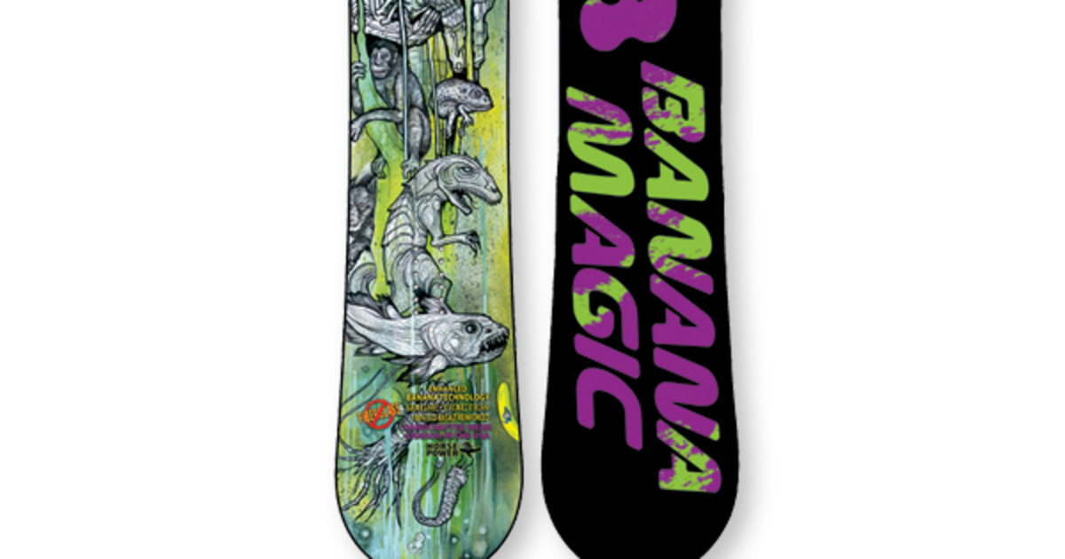 LibTech Banana Magic Snowboard - Snowboarder