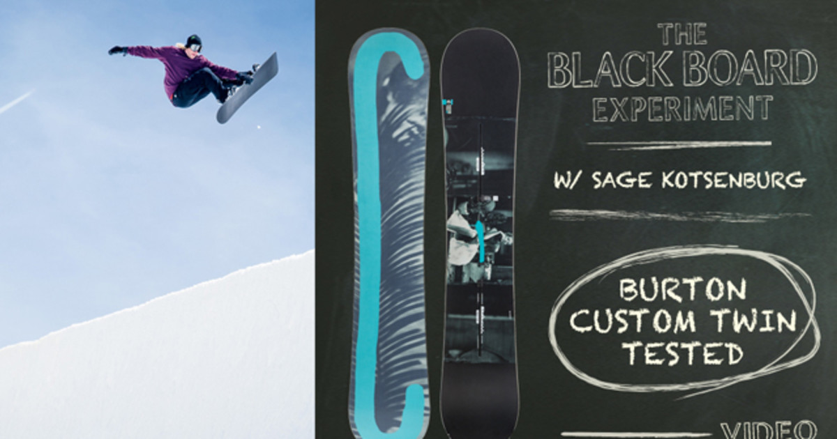 The Blackboard Experiment: 2017 Burton Custom Twin - Video