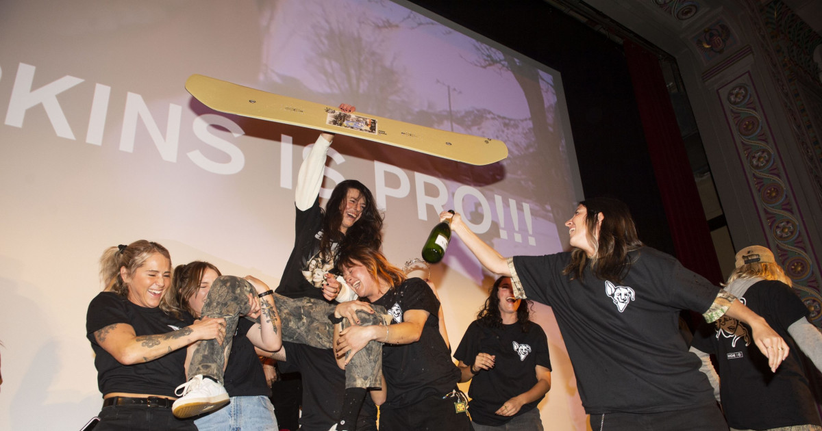 Jill Perkins Goes Pro For Ride Snowboards! - Snowboarder