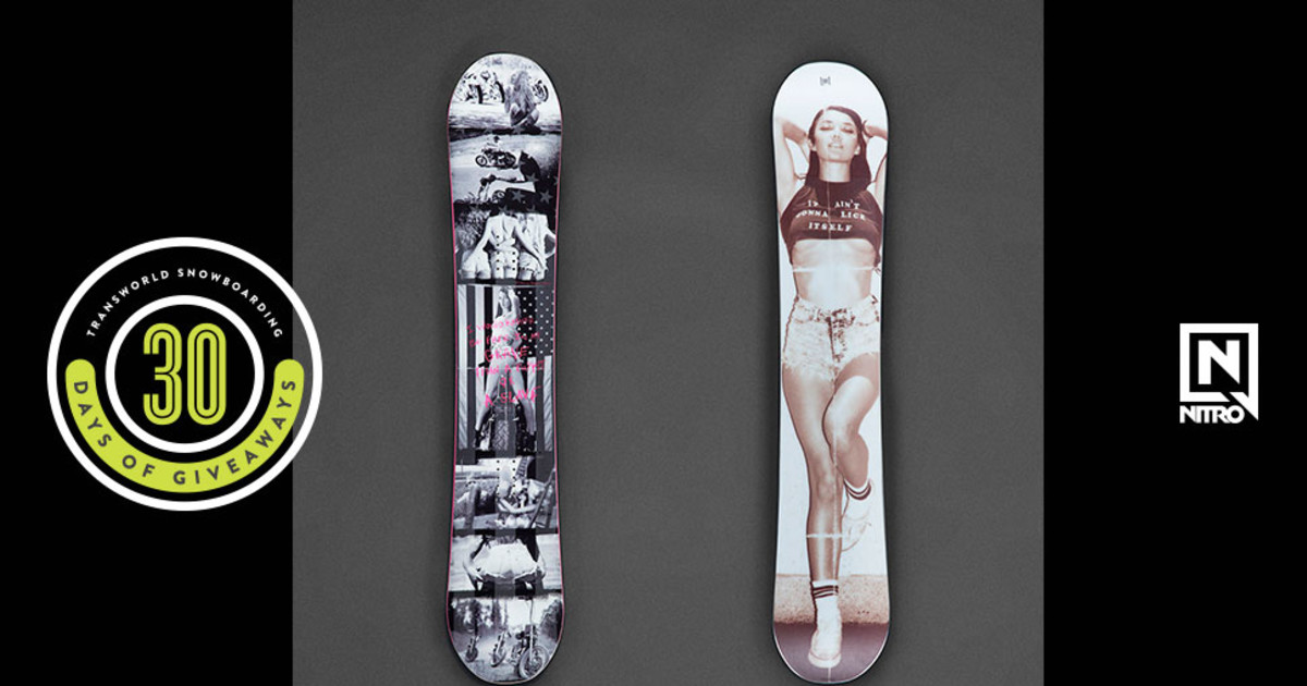 Nitro American Rouse Snowboard : 30 Days of Giveaways 2017