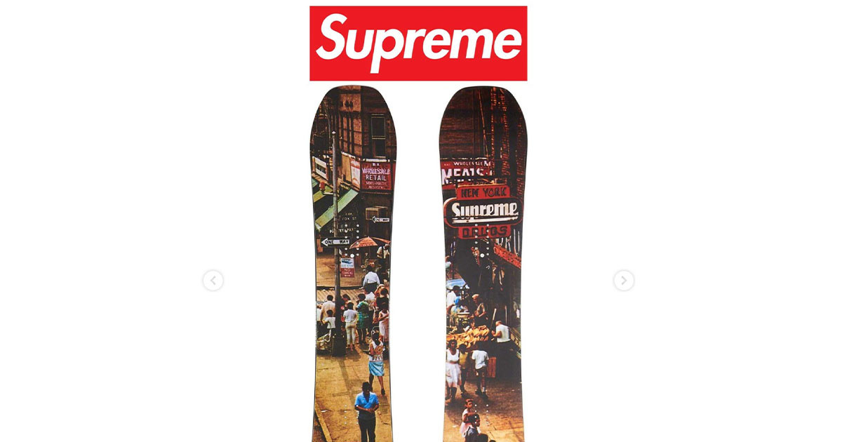 スノーボード supreme RIDE snow borad157 Supreme Ride Snowboard (157 CM) Multicolor - FW23 - US