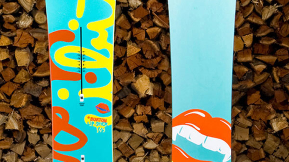 BURTON LIPSTICK VR 145 × BURTON LEXA burton-lip-stick-snowboard-
