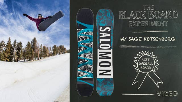 The Blackboard Experiment: Best Overall Board - 2017 Salomon Huck