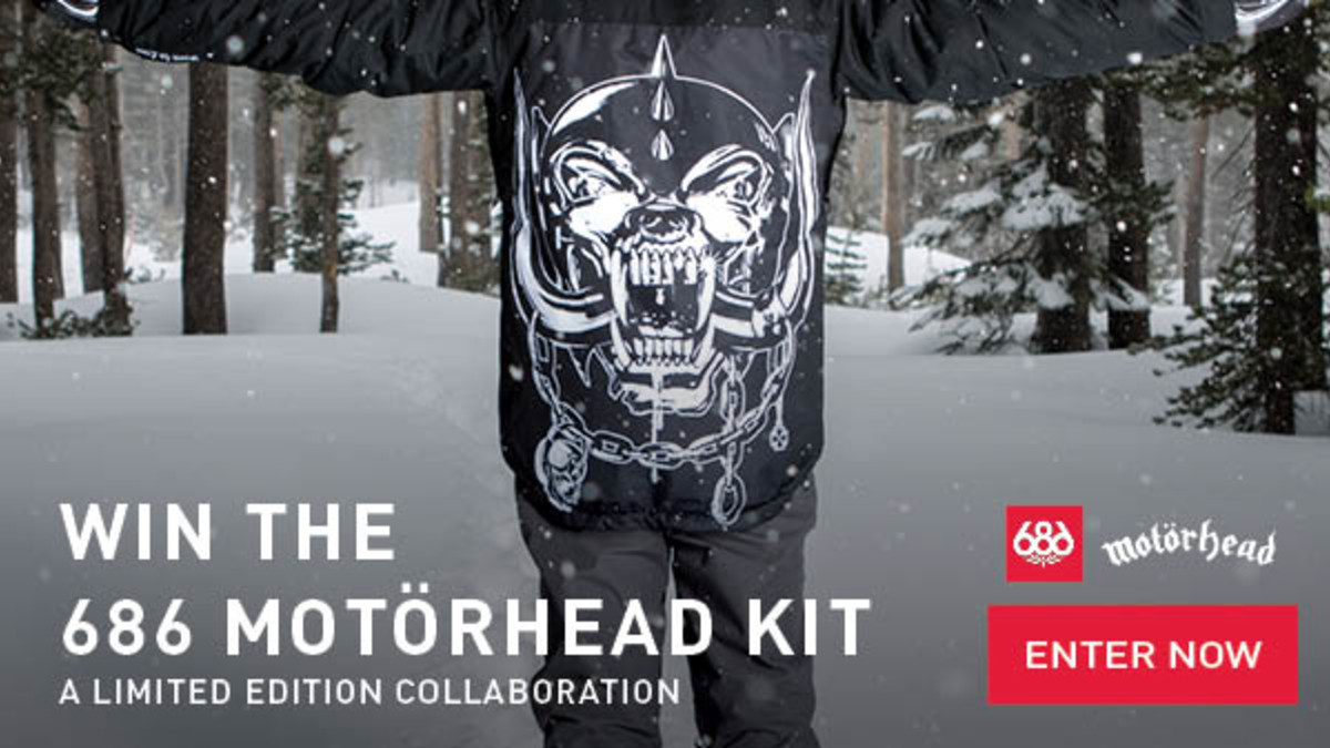 Win the 686 Motorhead Jacket and Mountain Mitt - Snowboarder