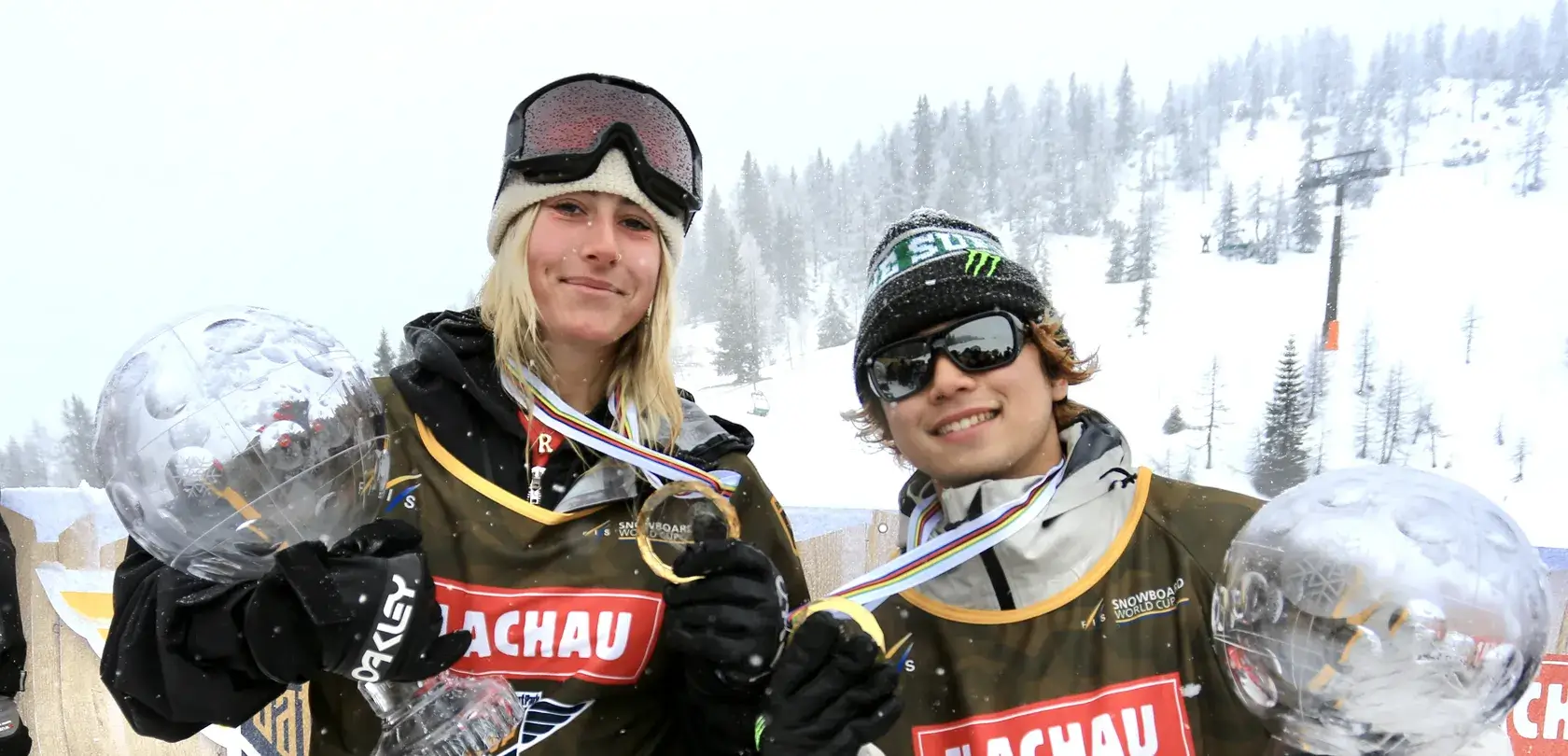 Mia Brooks and Taiga Hasegawa Win 2025 FIS Park and Pipe Title