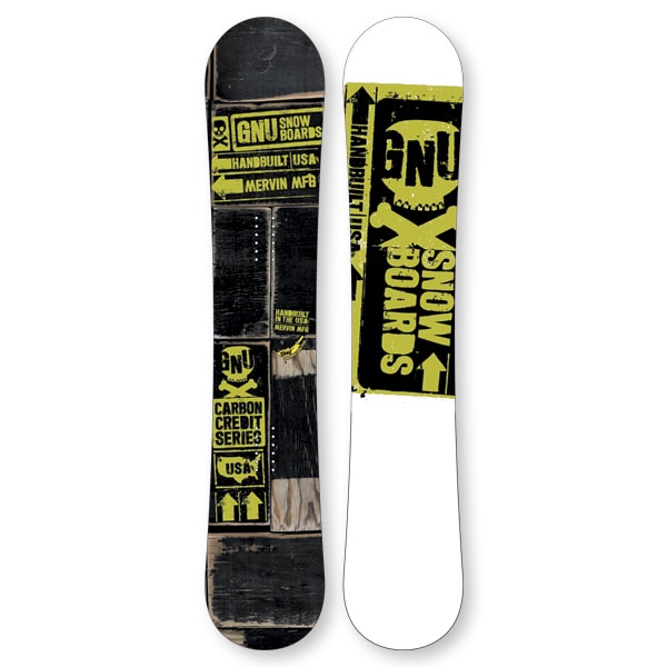 GNU Carbon Credit Snowboard - Snowboarder