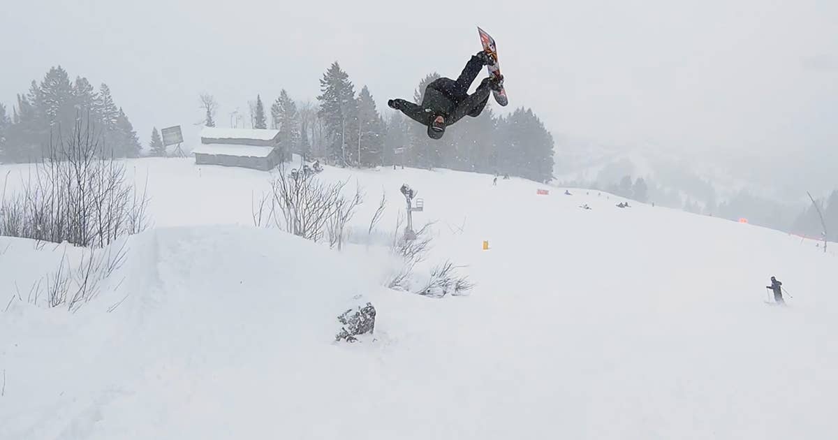 Cam Fitzpatrick and Blake Paul Shred Jackson Hole Opening Day - Snowboarder