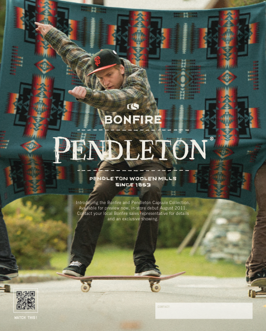 BONFIRE PENDLETON スノーボード ウェア S オンブレチェック Bonfire Teams With Pendleton On Collection - Snowboarder