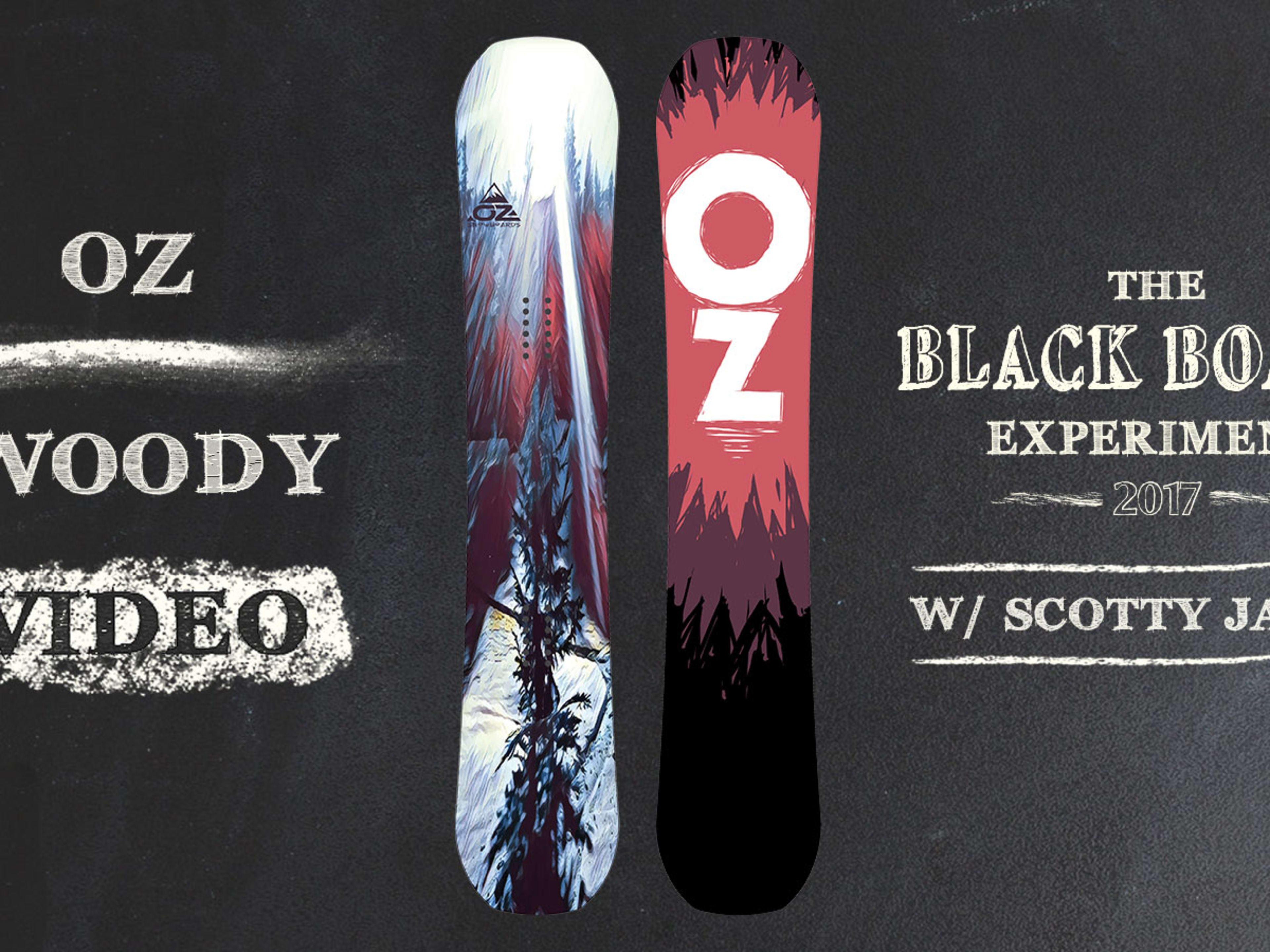 2018 OZ Woody Snowboard Review - Blackboard Experiment with Scotty