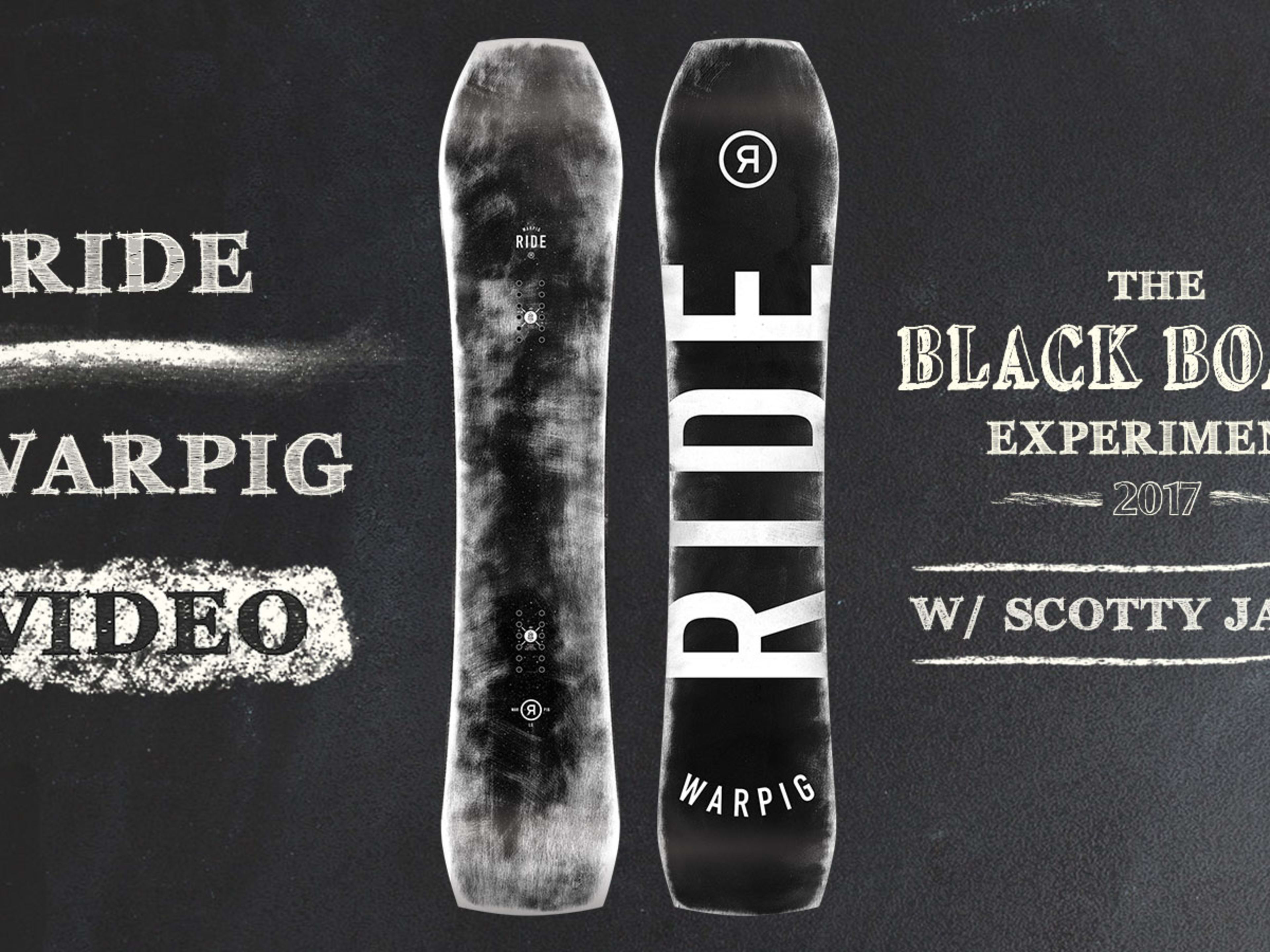 2018 Ride Warpig Snowboard Review - Blackboard Experiment with