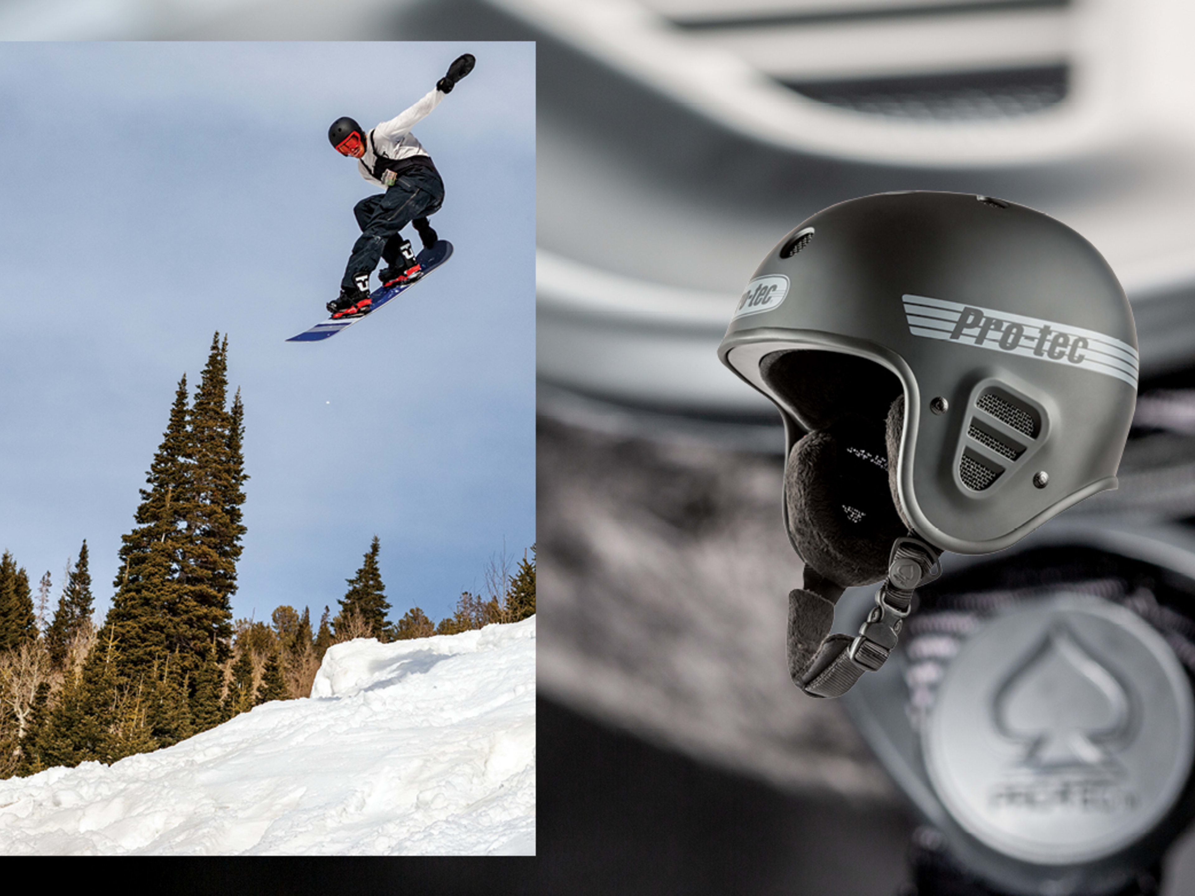 PRO-TEC FULL CUT SNOW ヘルメット グレー PRO-TEC | スケートボード用ヘルメットブランドのプロテック