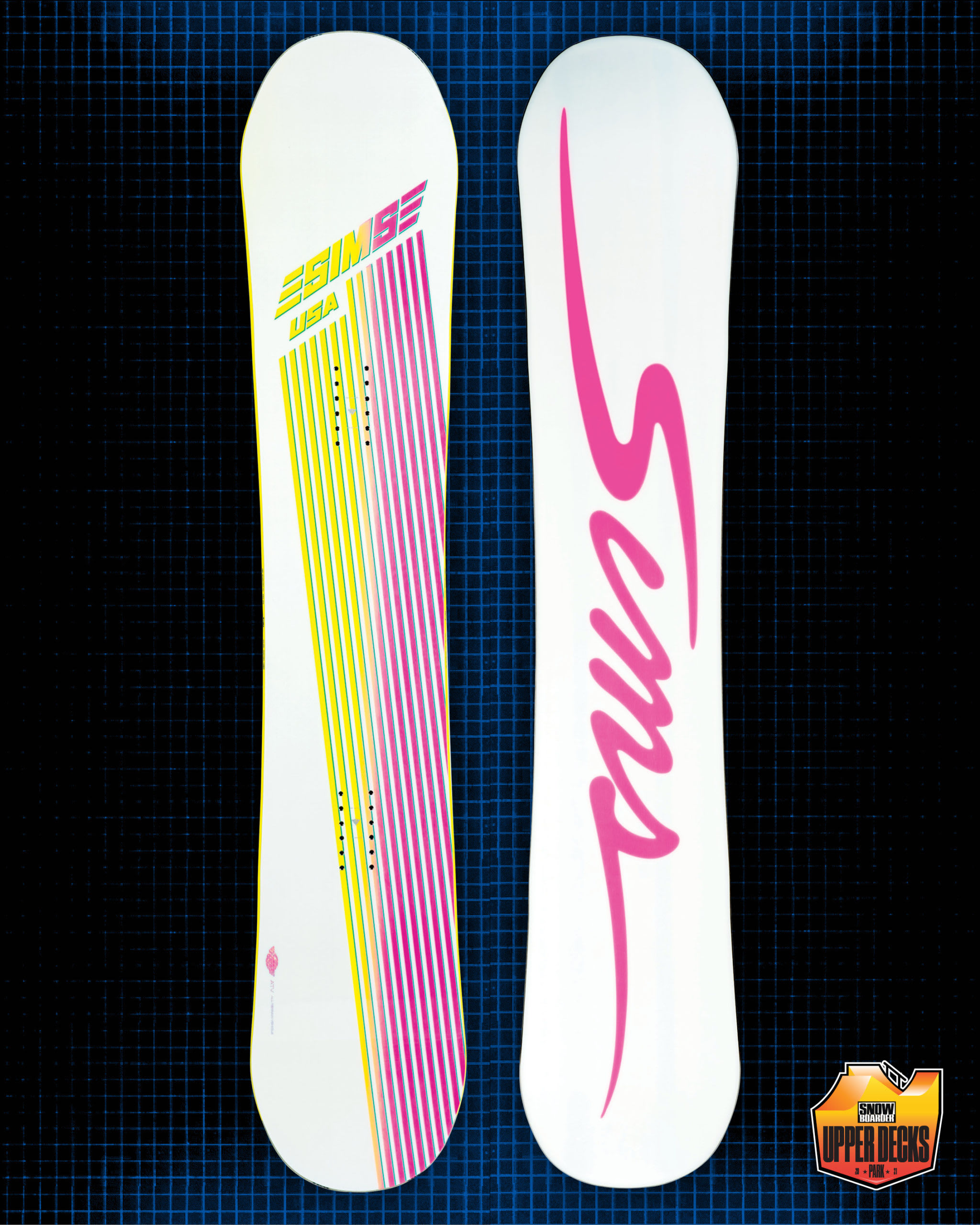 2021 Upper Decks Park Boards: SIMS ATV - Snowboarder