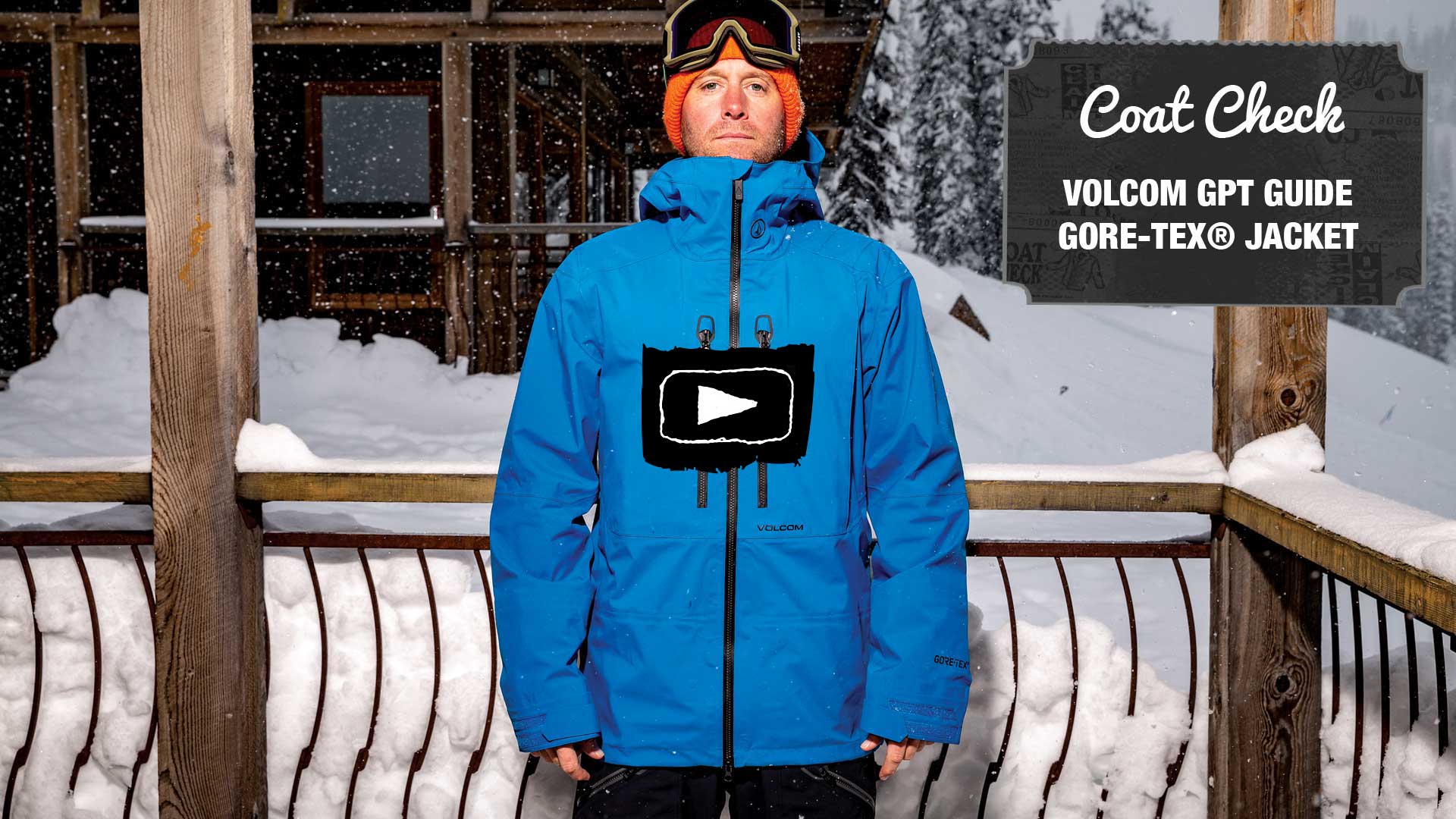 The Coat Check 2019—The Volcom GPT Guide GORE-TEX Jacket - Snowboarder