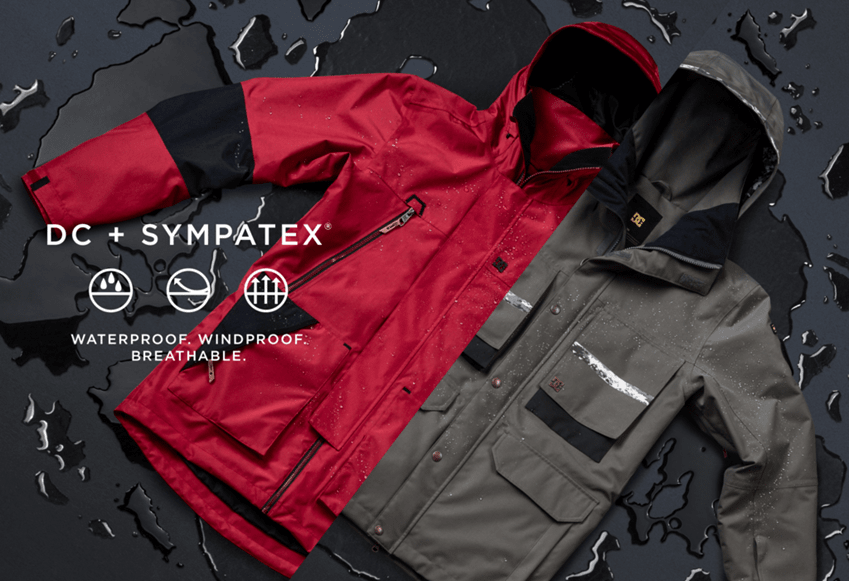 DCスノーウェアsympatex DC Snowboarding Unveils Sympatex Membrane Technology At SIA