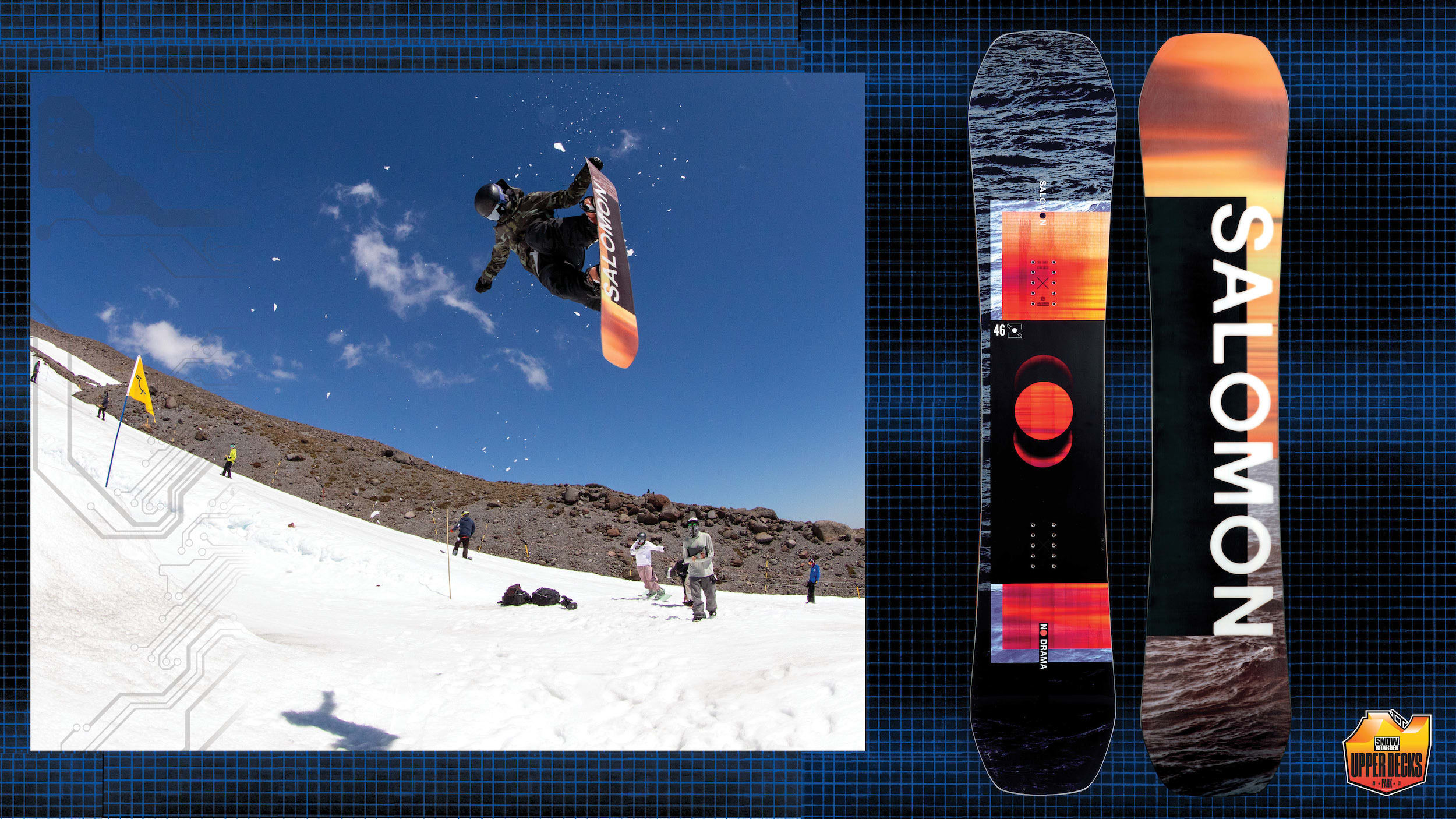 2021 Upper Decks Park Boards: Salomon No Drama - Snowboarder