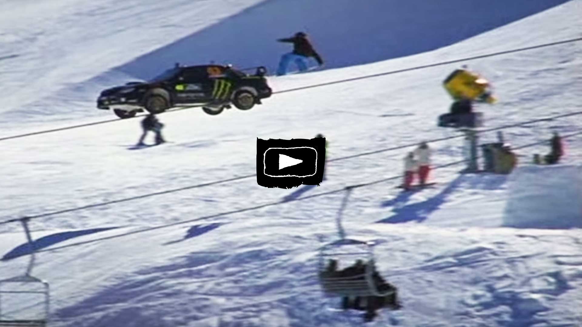 Throwback: Ken Block's Rally Car Jumping in DC MTN Lab 1.5