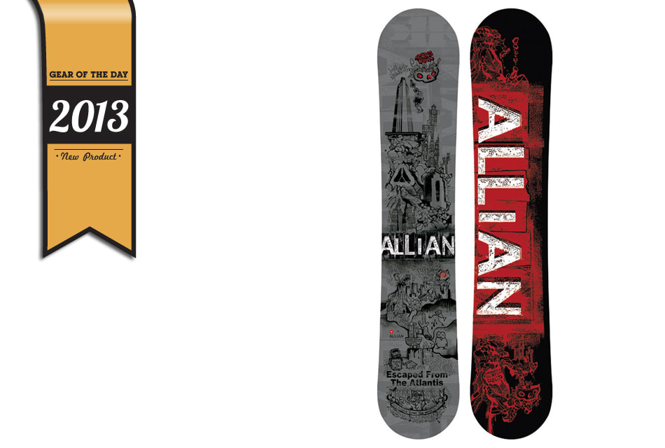 ALLIAN ATLANTIS スノーボード Gear of the Day: Allian Atlantis - Snowboarder