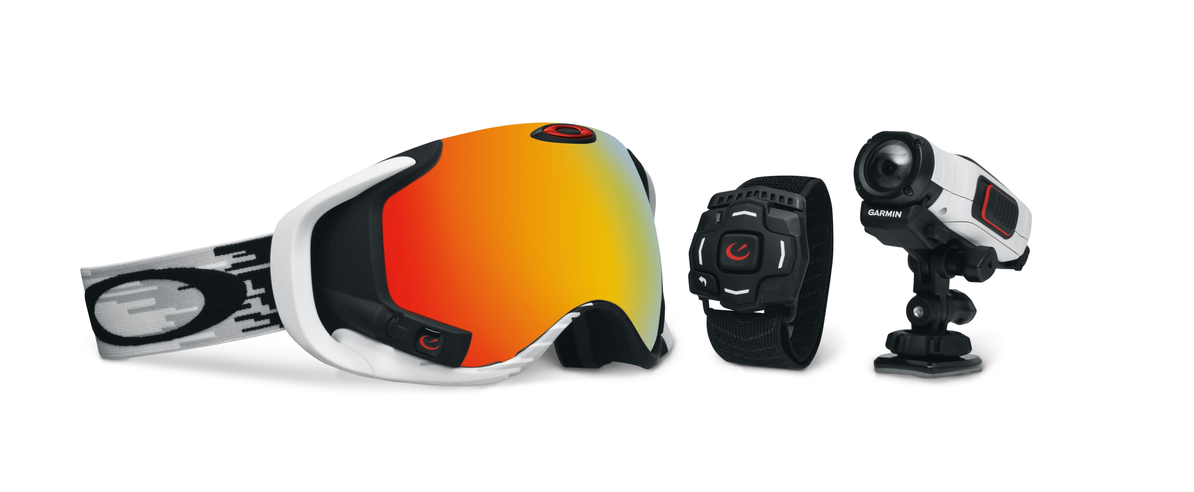 GPSゴーグル ヘッドアップディスプレイ搭載 OAKLEY AIRWAVE1.5 Oakley Airwave X Garmin Video Display Goggle - Snowboarder