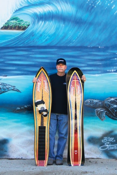 Surf Shaper Bill Stewart Uses Bataleon Snowboard Design To