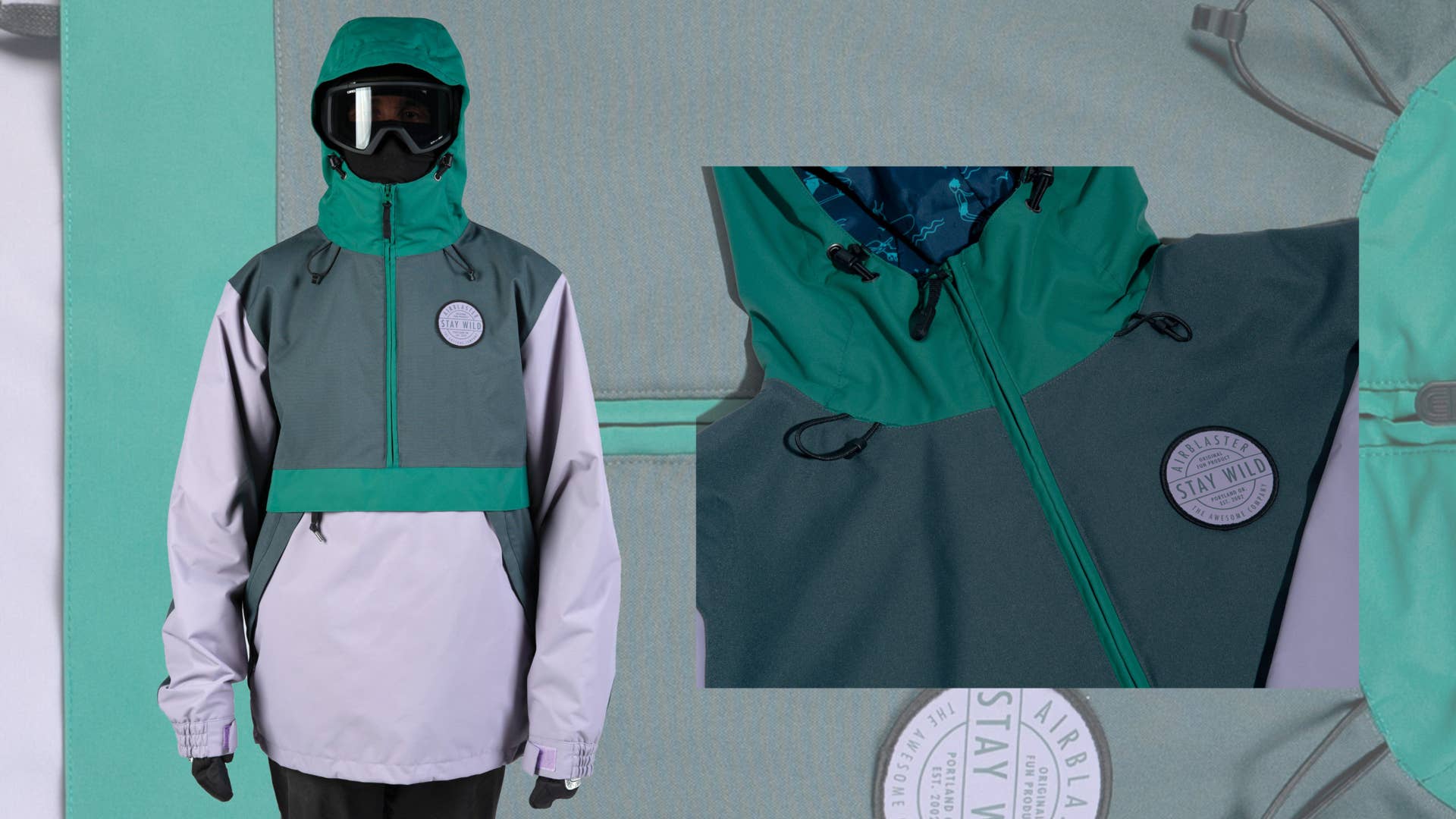 2021 Coat Check: Airblaster Trenchover Jacket - Snowboarder